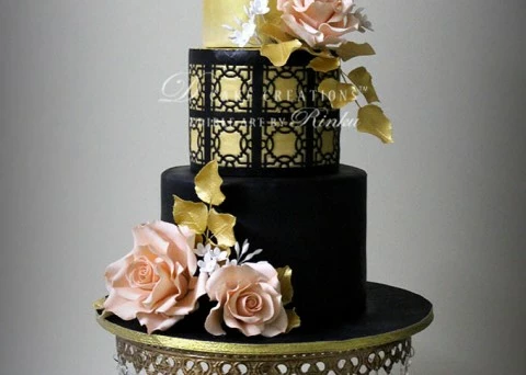 Black & Gold Cake