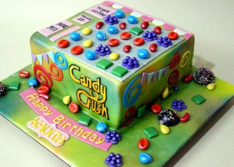 Candy Crush Cake