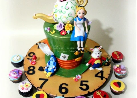 Mad Hatter Tea Party Cake