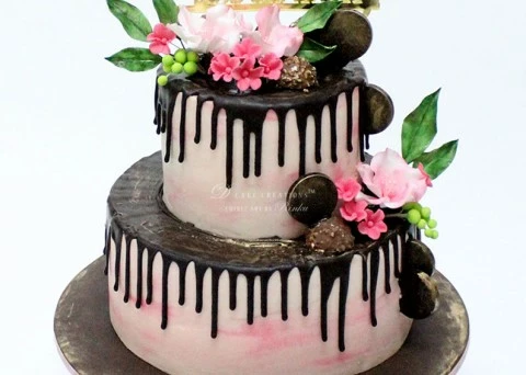 Choco Dripping Cake